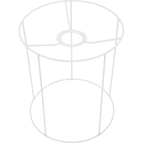 de lampe de table E27 en fer blanc robuste et durable pour