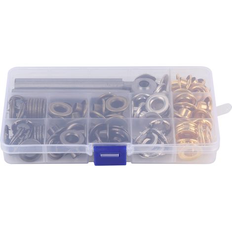 Kit d'outils pour œillets 4 couleurs, 5 griffes, avec outil manuel, décoration de vêtements, 9,5 mm