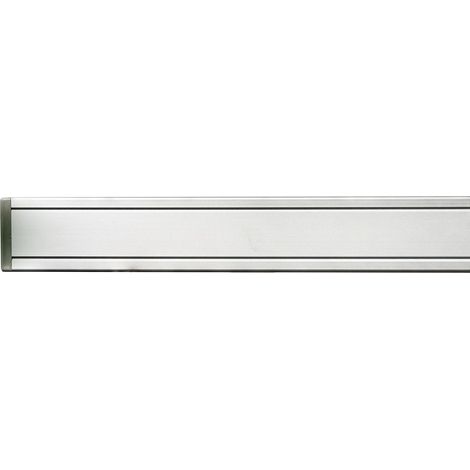 ECO-Alupfosten 68x68x2650 cm mit Verstärkung+Kappe, Silber