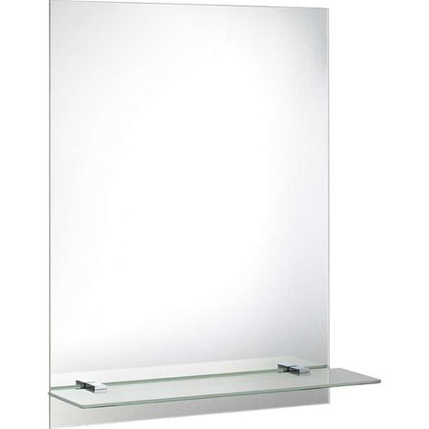 Aqualine Accessori - Specchio 60x80 cm, incluse le cerniere, con fori per mensola 22430 (1/3)