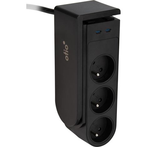 Bloc multiprise Gekko XL 5 prises + 2 USB-C PD 20W - Otio (1/5)