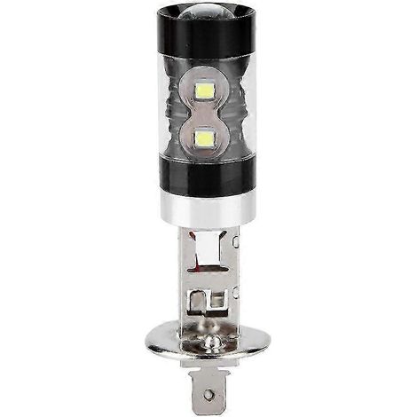 Kit de 2 ampoules LED H1 8000K blanches 50W haute luminosité pour phares antibrouillard et feux de route (2025) (1/5)