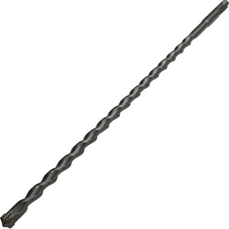 Foret à béton SDS PLUS – Mèche 10mm pour perçage béton/brique/pierre – Longueur 350mm – Acier résistant à la corrosion - C49355 (1/4)