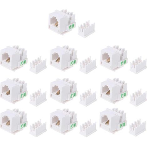 Werkzeugloser Telefonmodul-RJ11-Anschlussadapter, Telekommunikations-Sprachbuchse 6p4c Cat3
