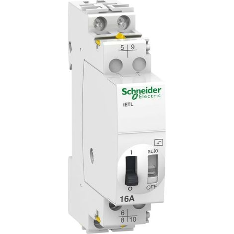 Schneider A9C32316 Extension for iETL remote switch - 16 A - 1 NO/NC + 1 NO - 130 VAC 48 VDC 50/60 Hz