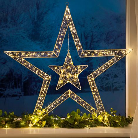 Micro LED Star Christmas Light - Warm White (1/5)