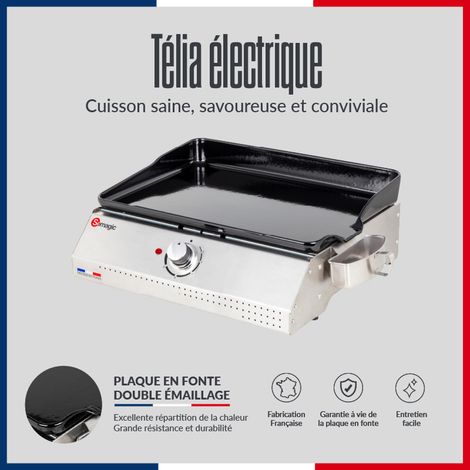 SOMAGIC - Plancha de asar eléctrica TELIA
