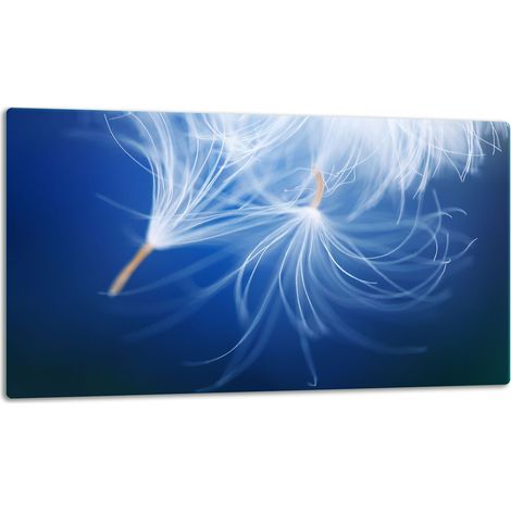 Glasschild Schneidebrett 52x30 Blume (1/5)