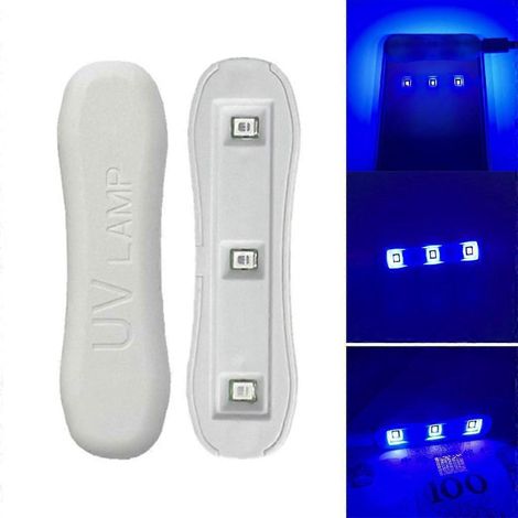 Lampe UV de 1,5 W pour la réparation de pare-brise automobile, polymérisation de résine et de colle. (1/4)