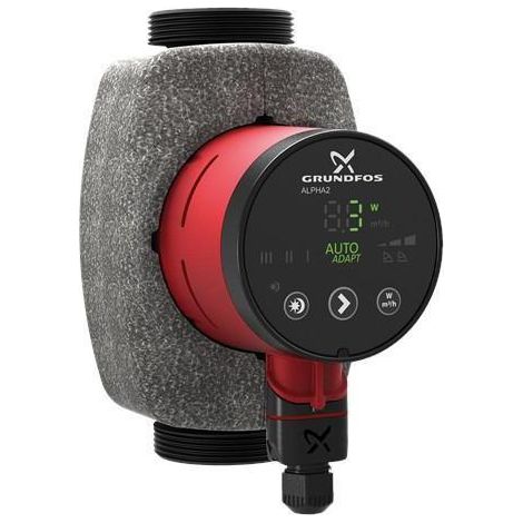 GRUNDFOS Bomba de circulación de alta eficiencia ALPHA2 32-80 180mm 1x230V G2 DACH (1/3)