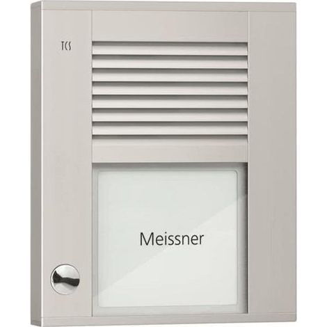 Interphone Technisat pds01-en/04 aluminium anti-vandale volume réglable (1/2)