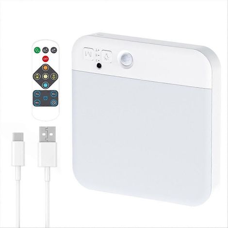 Plafonnier rechargeable à détecteur de mouvement avec télécommande (1/5)