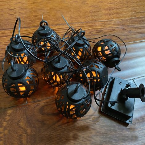 LED-Solar-Flammenlichter mit LED-Simulation, Gartenbeleuchtung, Solar-Lichterketten, wasserdichte Dekorationslichter für Garten, Hochzeit, Weihnachtsdekoration (1/5)