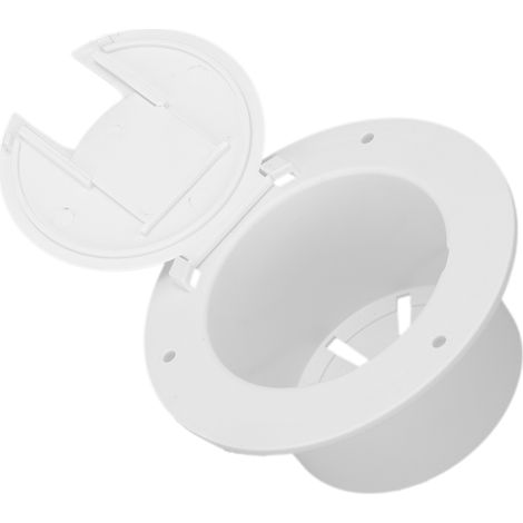 Couvercle rond pour boîtier de dérivation étanche, résistant UV, accessoire bateau, yacht, camping-car, blanc (1/5)