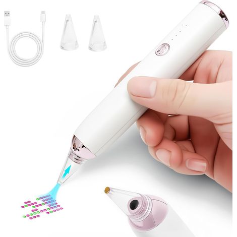 Stylo électrique pour peinture diamant – Sans fil et sans cire – Faible bruit – Pour strass 3D (1/4)