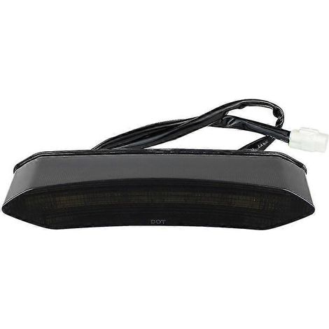 Feu arrière de moto, quad et vélo de plage, feu arrière LED 12 V pour 700 (2006-2018), noir (1/5)