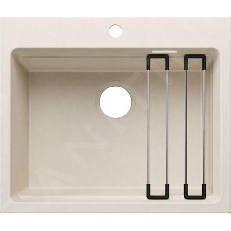 Blanco Etagon 6 - Évier en silgranit 60x51 mm, avec accessoires, blanc soft 527748 (1/2)