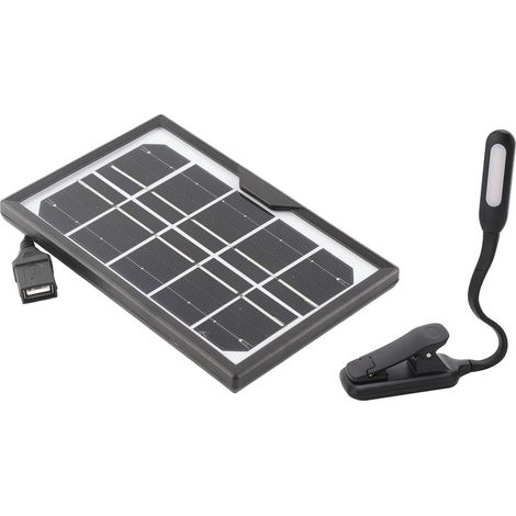 5V-Solartischlampe, wiederaufladbar, tragbar, mit einstellbarer Helligkeit und 3 Farben (1/5)