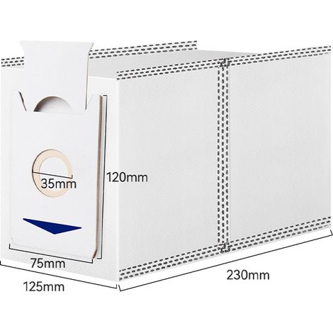 Geeignet für Zubehör des Ecovacs T30 PRO/MAX Saugroboters: Clips, Kohlestaubbeutel und Müllbeutel. (1/4)
