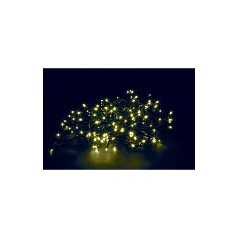 CATENA LUMINOSA A BATTERIA  60 LED C/GIOC BIA CALDO