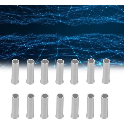 2000 - EN1008 Embouts de fil de cuivre nu 18AWG, adaptés aux bornes de câble non isolées de 1 mm² et aux connecteurs de fil avec bornes à broches étamées. (1/5)