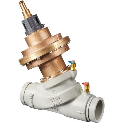 Vanne de régulation OV Cocon QFC avec écrou à rouleaux PN 25 DN 80