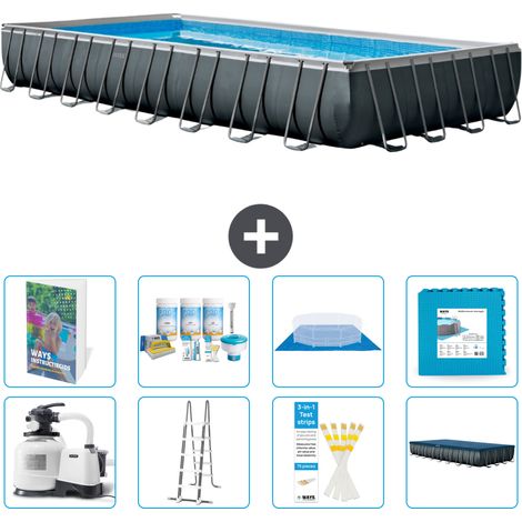Ultra XTR Pool Rechteckig - 975x488x132 cm - 9-teilig S536