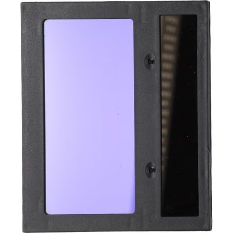 Lentille de soudage auto-obscurcissante pour casque de soudage professionnel Lentille de rechange Masque de soudage Pièces filtrantes avec écran LCD Lentille occultante Capuchon de (1/5)