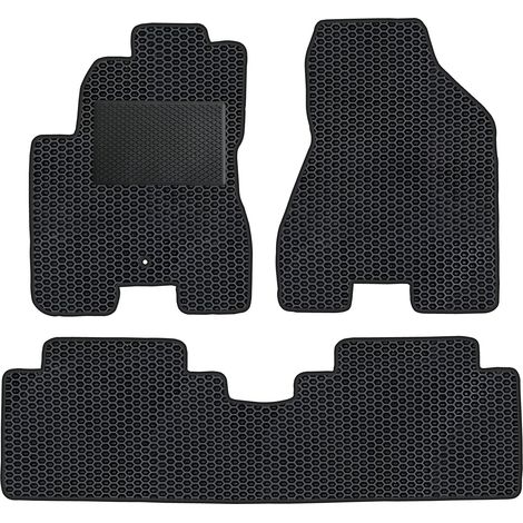 HY021EVAPOD - Komplettes Set EVA-Autofußmatten, passend für Hyundai Tucson 2004-2009 (mit zusätzlicher Verstärkung)