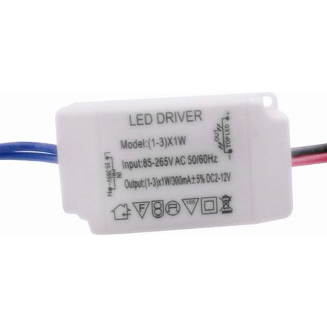 Transformateur électronique LED Enkel AC 85V-265V vers DC 12V Power S Blanc (1/5)