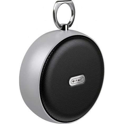 V-TAC Speaker Bluetooth 4W Microfono e Slot TF, 800mAh Grigio (1/5)
