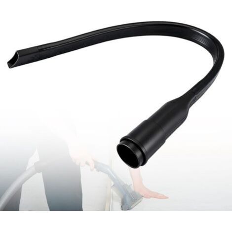 Suceur plat extra long flexible avec connexion 35mm, Long Flexible Suceur Aspirateur pour Tous Les Aspirateurs, Embout Aspirateur Universel, pour Le Nettoyage Sous Les Meubles et Les Sièges de Voiture (1/5)
