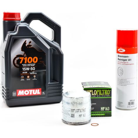 Kit Entretien Vidange pour BMW R 1150 GS de 2000 à 2003 - MOTUL 7100 15W50 4L