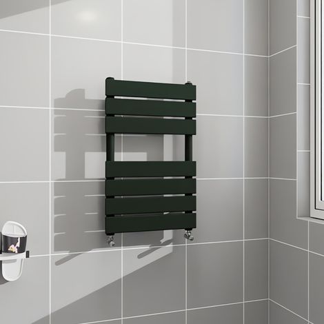 AICA Towel Rail Radiator Designer Central Heating Black 650x400mm