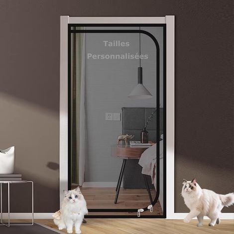 Personnalisable Porte Moustiquaire pour Chat Filet de Balcon (1/5)