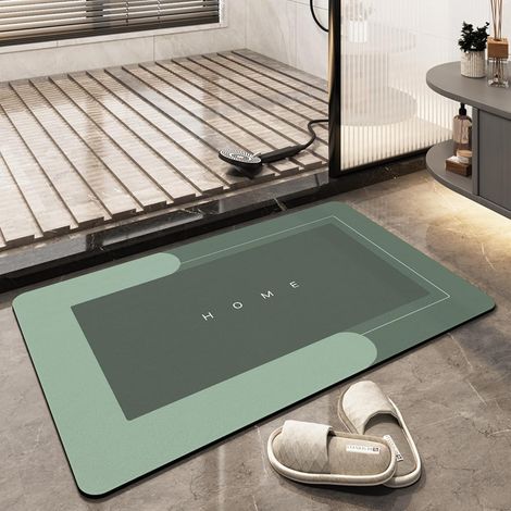 Tapis de sol ultra-absorbant, tapis de salle de bain à séchage rapide, tapis de porte de cuisine simple, grand tapis de salon lavable en machine (40 x 60 cm) (1/5)