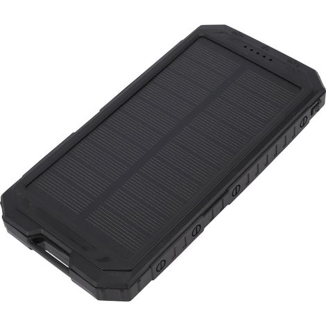 6000mAh Portable Solar Battery with 2 Flashlights, IP67 Waterproof, Fireproof, for Outdoor Camping, Emergency (1/5)