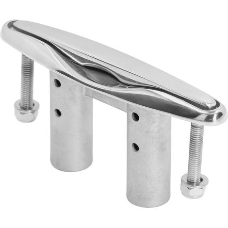 Taquet d'amarrage encastrable inox 316 pour bateau, fixation à visser, 5 pouces, matériel marin robuste (1/5)