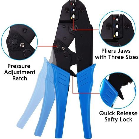Pince à Sertir avec 480pcs Cosses Electriques pour Voiture, Cosses à Sertir (1/5)
