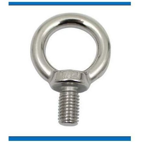 Filiyano-Boulons à œil M10, boulons de levage à œil, vis filetées en acier inoxydable 316 pour sangles de corde DIY, 1 pièce (1/4)