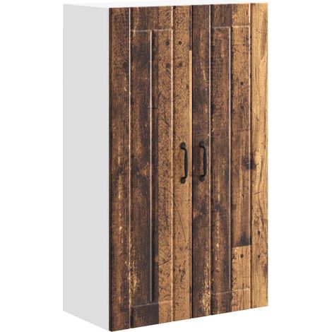 Maison Exclusive - Meuble mural LUCCA Bois ancien 60 x 31 x 100 cm (1/5)