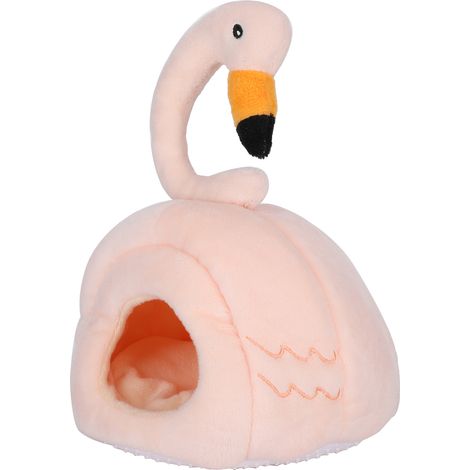 Lit douillet en forme de cygne pour petit hamster - Accessoires pour petits animaux de compagnie (1/5)