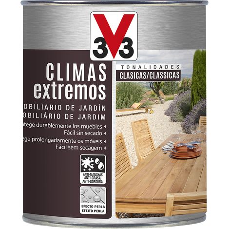 V33 ACEITE TECA CLIMAS EXTREMOS TONALIDADES MADERA TECA 750ML