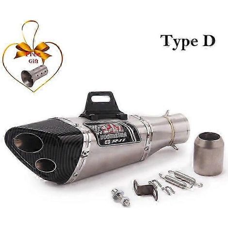 Yoshimura-tubo De Escape Universal Para Motocicleta, Silenciador Modificado Db Killer De 51mm Para Cbr1000rr Z900 Yzf R1 R3 Er6n Z650( Type D) (1/5)