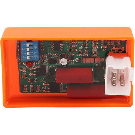 Boîtier d'allumage moto 5 broches AC CDI avec commutateur DIP, limiteur de régime d'allumage 4000-12000 tr/min pour voiture de course WAVE 100