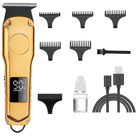 Tondues Homme Tondeuse Barbe Électrique Professionnelle Rasoir Coupe-Cheveux pour Coiffeur Kit Précision (1/5)