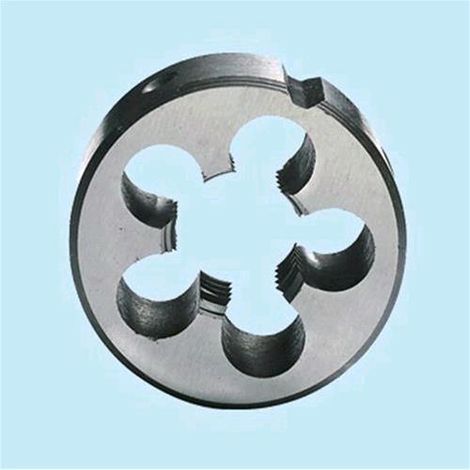 Filiere tonde in acciaio cromo  - Filetto 8 MA - Passo mm. 1,25