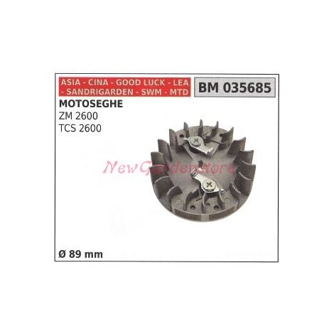 Volano magnetico CINA motosega ZM 2600 TCS 2600 Ø 89mm 035685