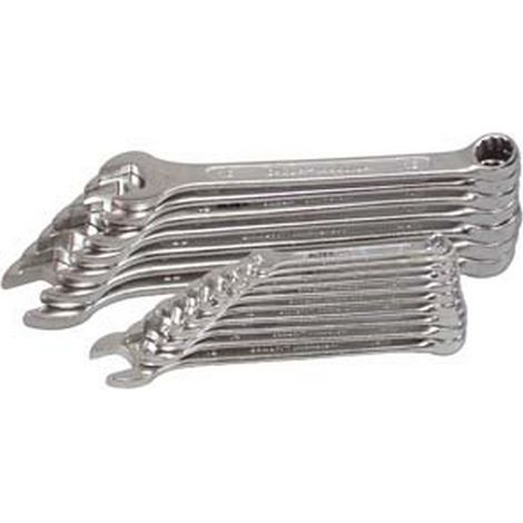 Chiave combinata in serie professionale - Specifiche: in serie pz.12 da 6x6 a mm 22x22
