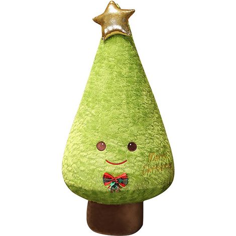 Jouet en peluche d'arbre vert doux, décoration de chambre amusante et mignonne pour garçons et filles, 75cm (1/5)